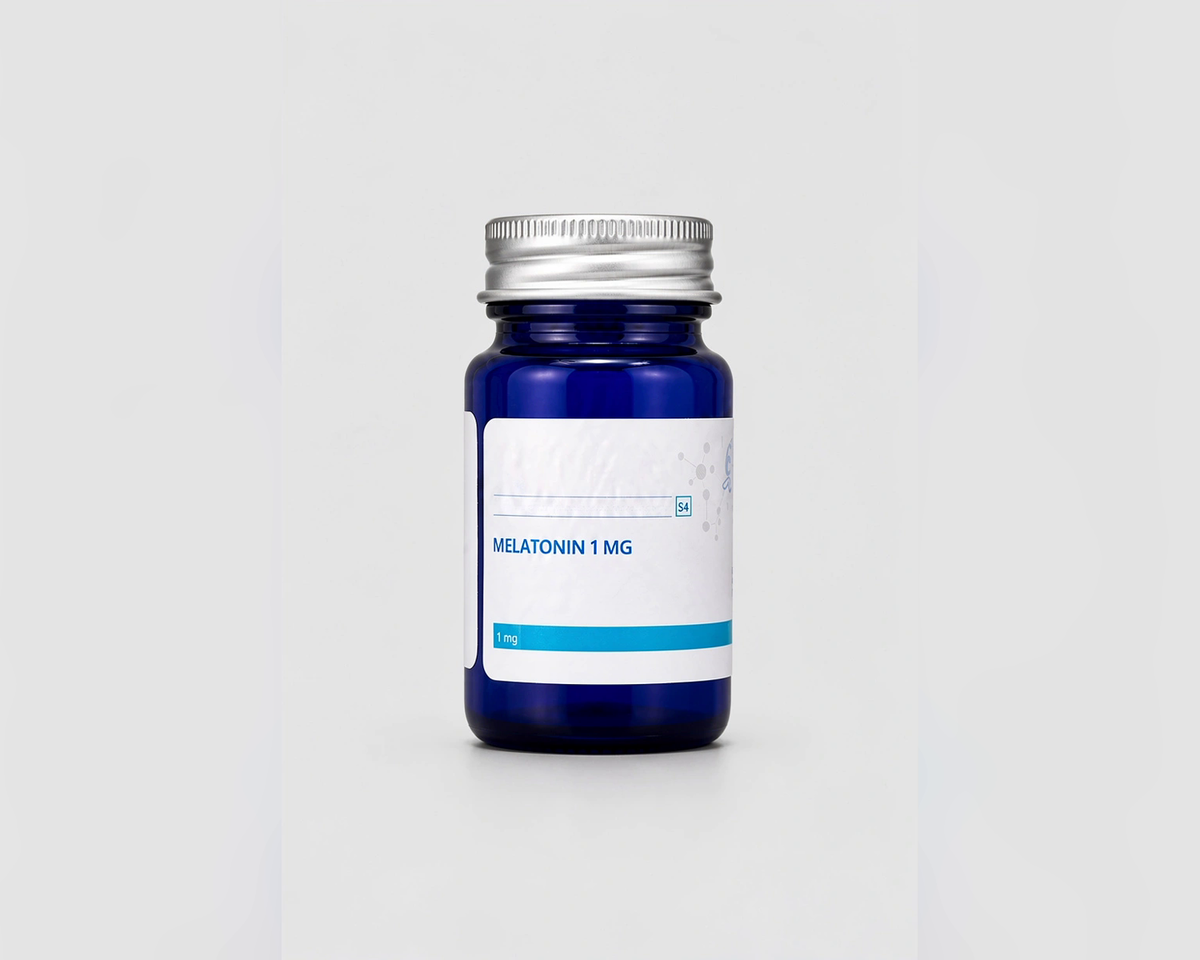 Slumbr Melatonin 1 mg immediate release 30 capsules bottle — front